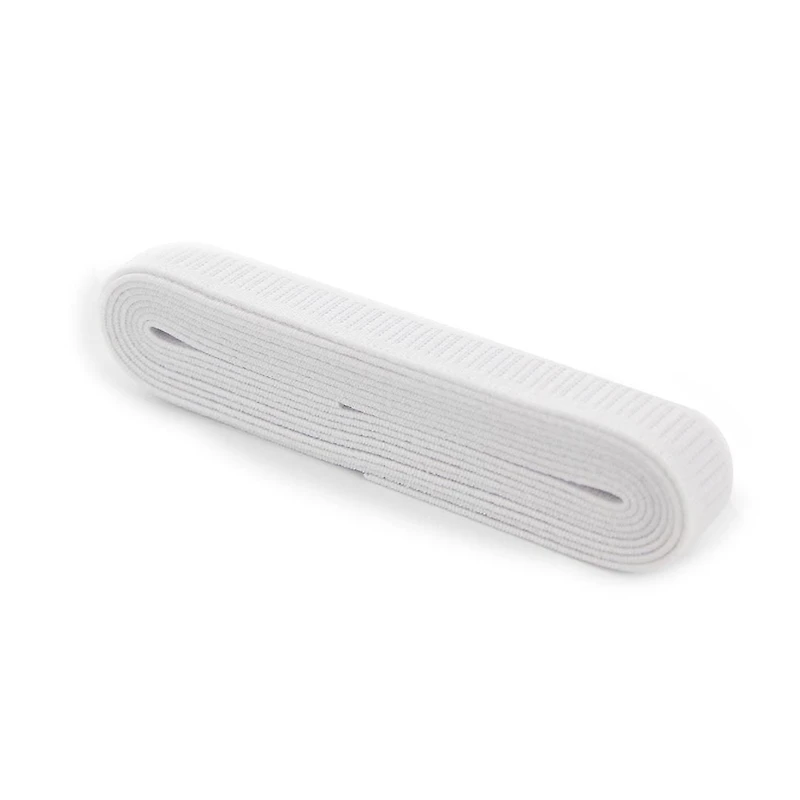 Unique Creativ Jumbo Non-Roll Elastic, White