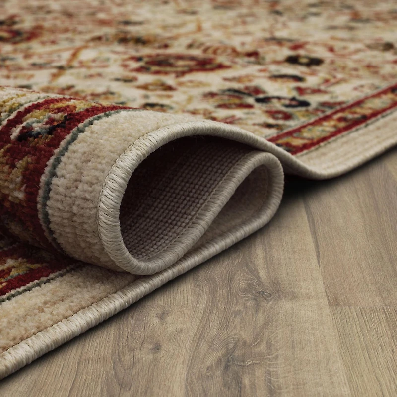 Mohawk Home Radnor Cream Woven Polyester Area Rug