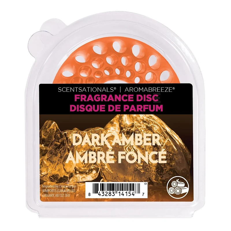 ScentSationals AromaBreeze Fragrance Disc - Dark Amber, Fragrance Disc