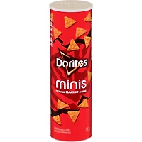 Doritos Minis Fromage nacho Chips tortilla aromatisées - Canister 145 g.