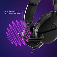 Casque gaming Turtle Beach® Recon 70 Black PS5™, PS4™| PC | Xbox Series X|S & Xbox One | PC