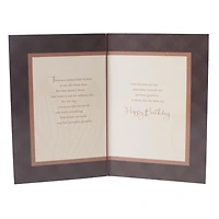 Carte de fête pour un époux – Hallmark (Motif écossais et fleur)