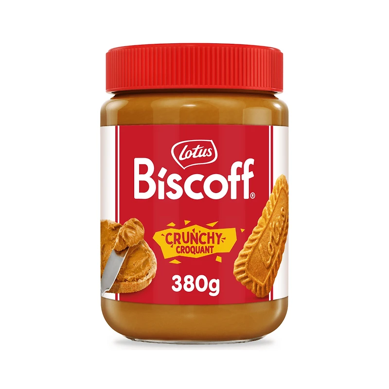 Lotus Biscoff Crunchy Spread, 380g, Lotus Biscoff Crunchy Spread, 380g