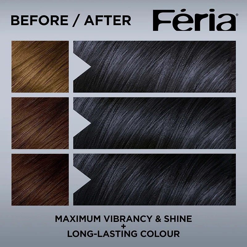 L'Oréal Paris Feria, Permanent Hair Dye, Long Lasting Hair Color