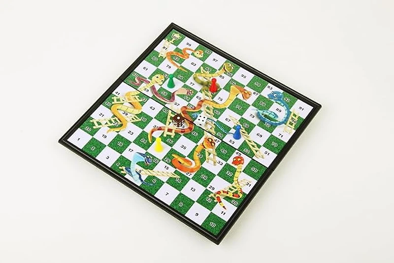Tradeopia Magnetic Classics – 10 Inch Magnetic Snakes & Ladders, Magnetic Classic Game