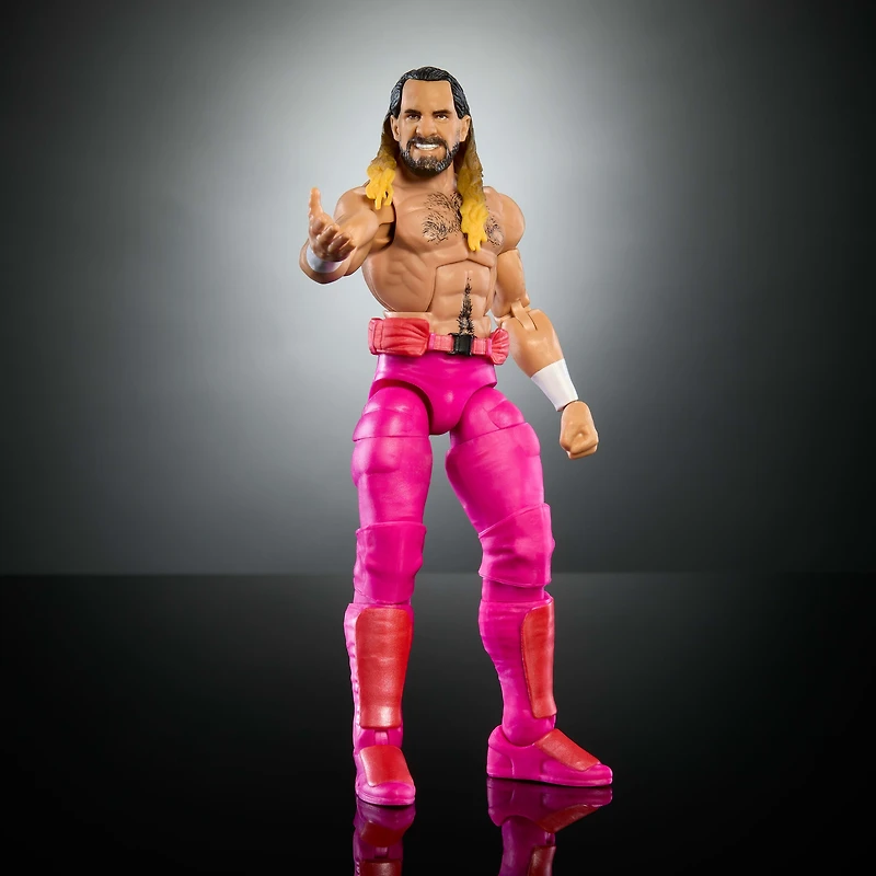 WWE-Figurine articulée collection Élite avec éléments Seth Rollins