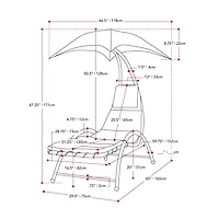 Alora Lounge Chair with Canopy