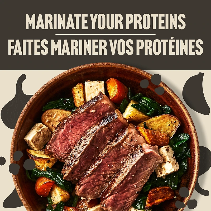 Vinaigrette Et Marinade À L'Ail Noir Et Au Poivre Concassé Pure J.L. Kraft, Bouteille