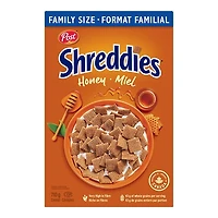 Post Honey Shreddies Cereal, Family Size, 710 g