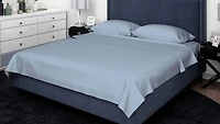 Johnson Home 500 Thread Count Cotton Sheet Set Sky Blue (Queen)