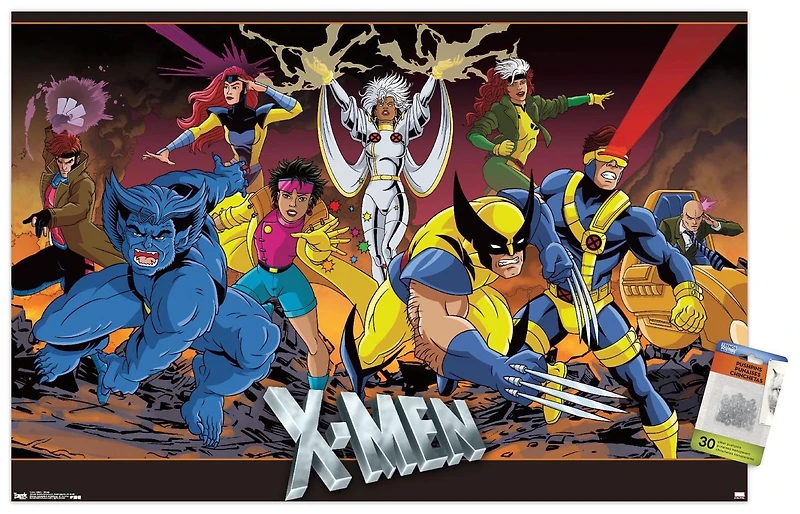 Marvel Comics - The X-Men - Group Wall Poster, 22.375" x 34"