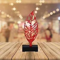 Autum Red Leaf Medium Sculpture Canadian Furniture