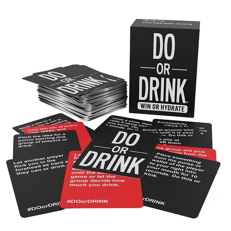 Faire ou boire, gagner ou s'hydrater De l'excitation pour votre fête ou votre soirée!