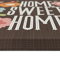 Mohawk Home - Tapis de cuisine multicolore de 45,7 cm × 76,2 cm (1 pi 6 po × 2 pi 6 po) Home Sweet Home