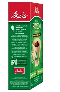 Filtres à café en bambou tout naturel nº 4 de Melitta
