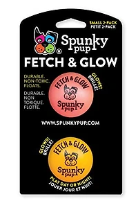 Fetch & Glow Ball Petit paquet de 2 jouets pour chiens
