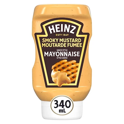 Heinz Smoky Mustard Mayonnaise Style Sauce, 340 mL Bottle