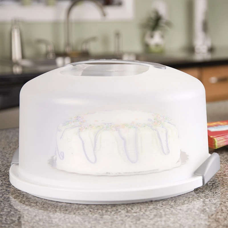 Sterilite White Cake Server