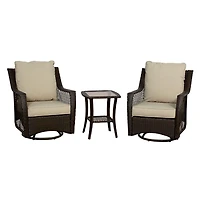 Glendenning 3-Piece Swivel Rocker Bistro Set