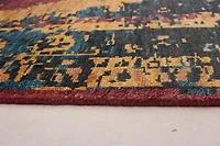 ECARPETGALLERY 4'8" x 6'7"  Transitional Jules Oushak Hand-knotted Area Rug for Living Room, Dining Room and Bedroom in Brown