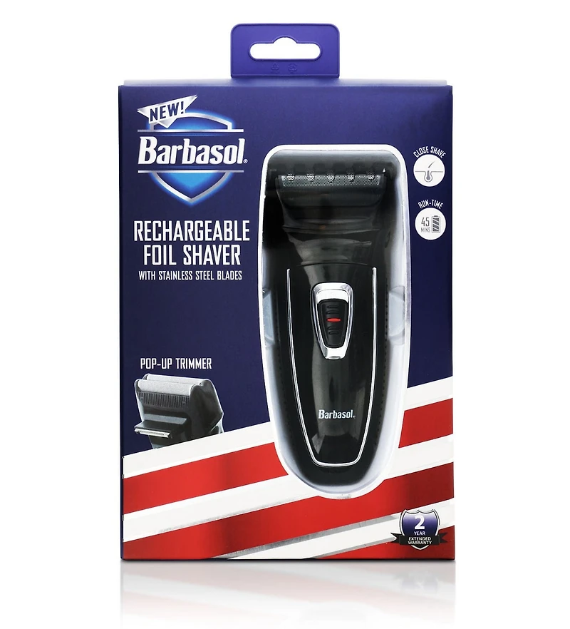 Barbasol 1200 Series Rechargeable Foil Shaver – CBF12001