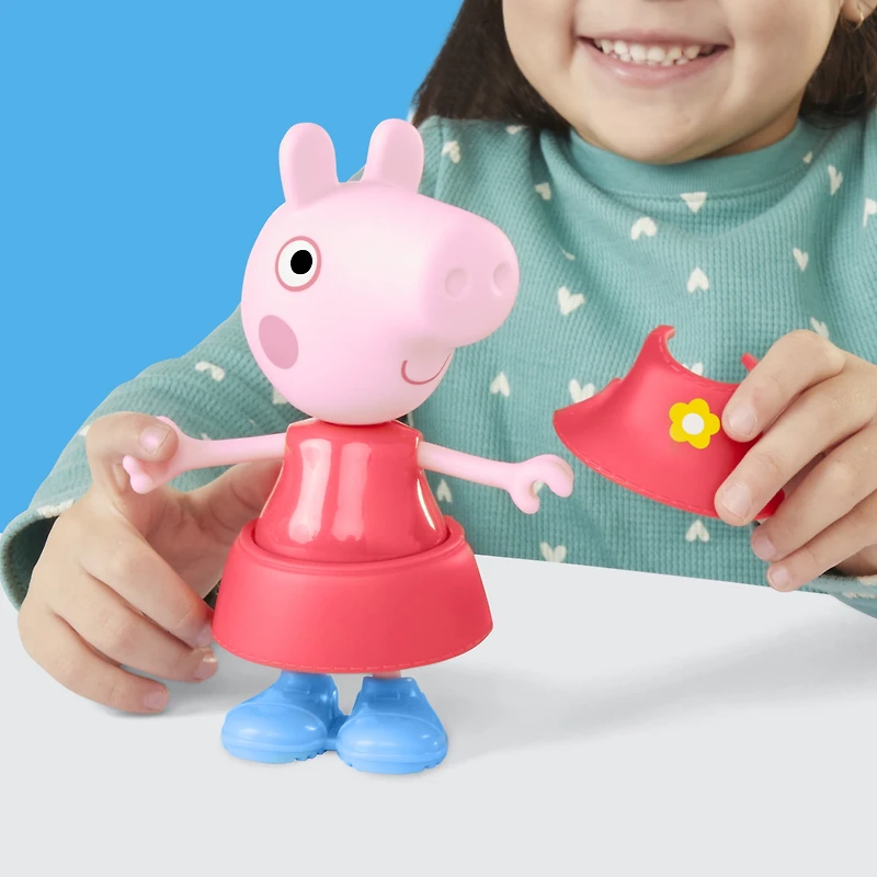 Peppa Pig Tenues de pluie, figurine