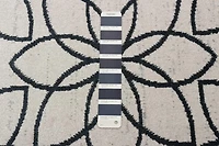 Tapis Lavable ECARPET Floral pour Chambre, Salon, Chambre d'Enfant, Couloir