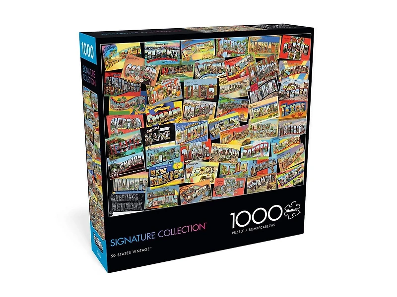 Buffalo Games - Signature Collection - 50 States Vintage - 1000 Piece Jigsaw Puzzle