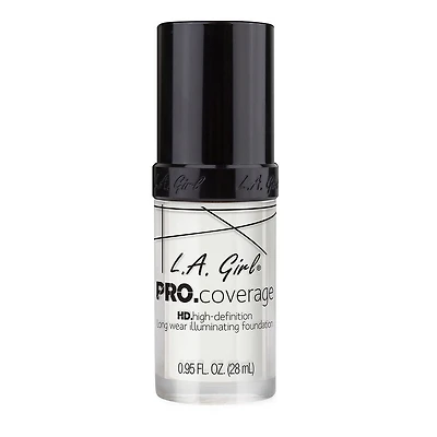 Fond de teint liquide HD Couvrance Totale Pro de LA Girl