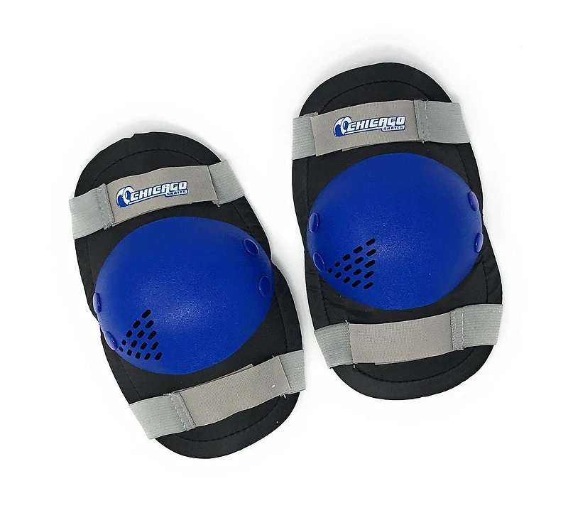 Chicago Skates - Patins à roulettes ajustables pour enfants avec accessoires, bleu, taille J10-13