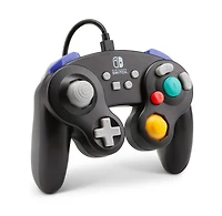 Manette câblée pour Nintendo Switch de PowerA – Style GameCube, noir