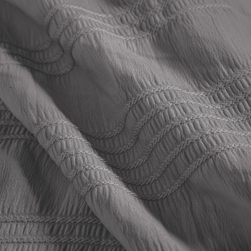 Safdie & Co. Clipped Jacquard Comforter Set 5PC - Matisse Double Queen