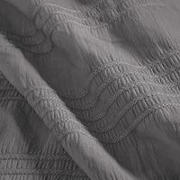 Safdie & Co. Clipped Jacquard Comforter Set 5PC - Matisse Double Queen
