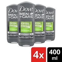 Dove Men Care Extra Fresh Body and Face Wash Value Pack