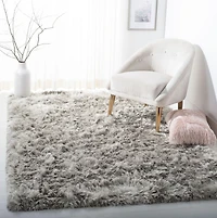 Safavieh Ocean Trellis Solid Plush Shag Area Rug