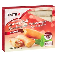 Tastie Vegetable Spring Roll 204 g, Net Wt. 204 g (17 g x 12)