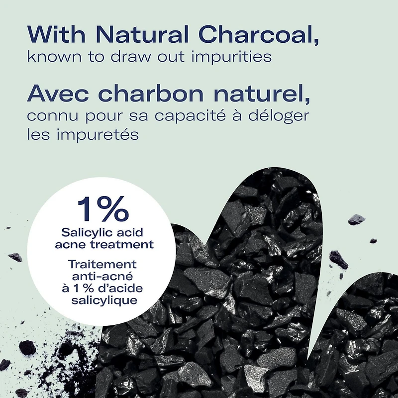 Bioré Charcoal Acne Scrub, Salicylic Acid Exfoliating Wash for Oily, Acne Prone Skin, 130 G, Dermatologist Tested | 130 g