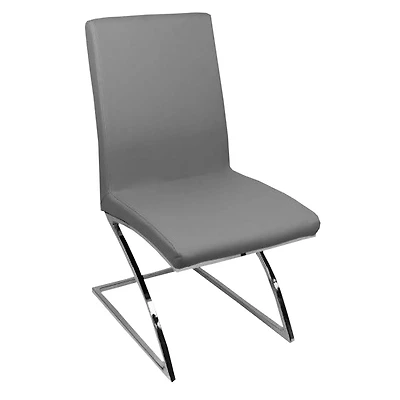 Chaise de salle à manger canadienne Monalisa gris (Ensemble de 2)