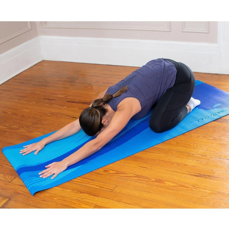 GoZone TAPIS DE YOGA IMPRIMÉ DE 6 mm, Combinaison Froide