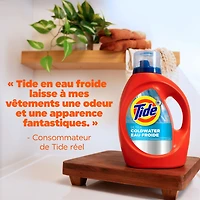 Tide Ultra Coldwater Liquid Laundry Detergent, Original Scent, 887 mL, 21 Loads, Laundry Detergent Liquid Formulated for Cold Water, TIDE LQ HE CW OS