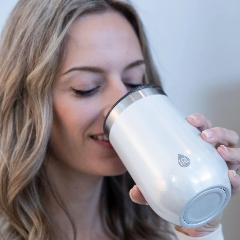 TAL Stainless Steel Wine Tumbler 12 fl oz, Mint, Water Bottle