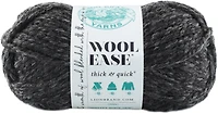 Fil Lion Brand Wool-Ease Thick & Quick Anthracite Fil #6 Super Bulky de acrylique/laine, 170g/ 97m, 3-CT LBY WETQ ANTHRACITE, 3-CT