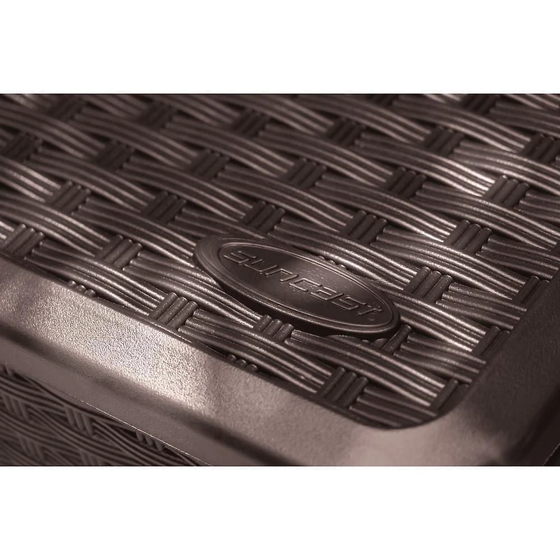 Suncast Extra Large Deck Box – 134 gal. Resin Outdoor Storage, Java