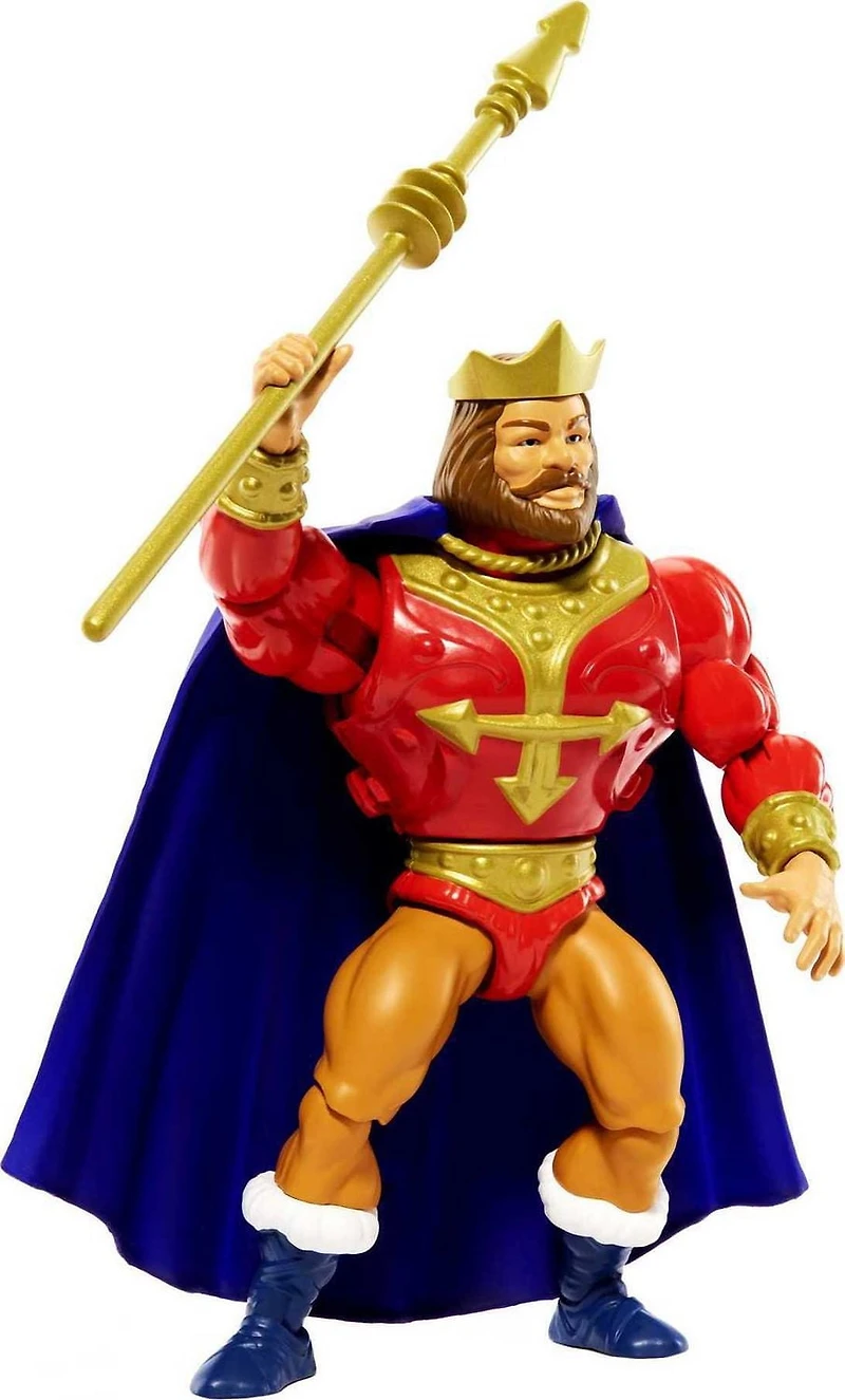 Masters of the Universe Origins King Randor 5.5-in Action Figure, Battle Figure for Storytelling Play and Display