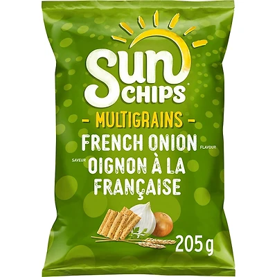 SunChips French Onion Flavour Multigrain Snacks, 205 GM