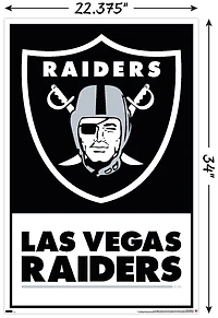 NFL Las Vegas Raiders - Logo 21 Wall Poster