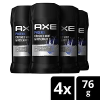 AXE Phoenix Menthe Broyée et Romarin Antisudorifique en Bâton (Format Économique 4 X 76gms)