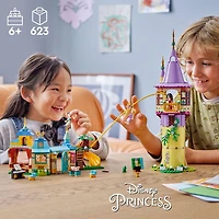 LEGO Disney Princess Rapunzel’s Tower & The Snuggly Duckling Tangled Building Toy with Flynn Rider and Mother Gothel Mini-Dolls, Disney Princess Toy, Fun Gift for Girls and Boys Ages 6 Plus, 43241