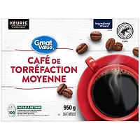 Great Value Medium Roast Coffee 100ct Kcups
