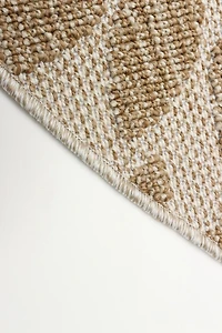 Tapis ECARPET Style Jute pour Chambre à Coucher, Salon, Salle à Manger Collection Manon